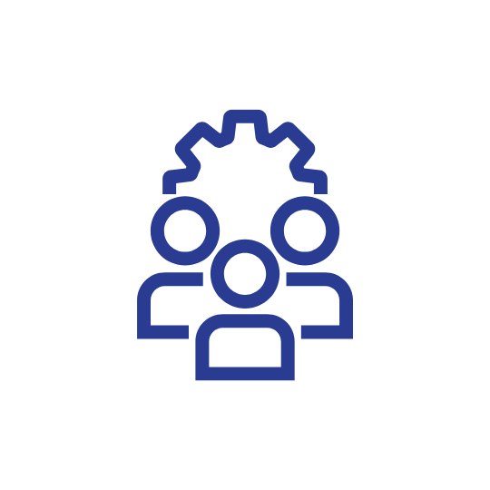 Workforce Solutions Icon Blue